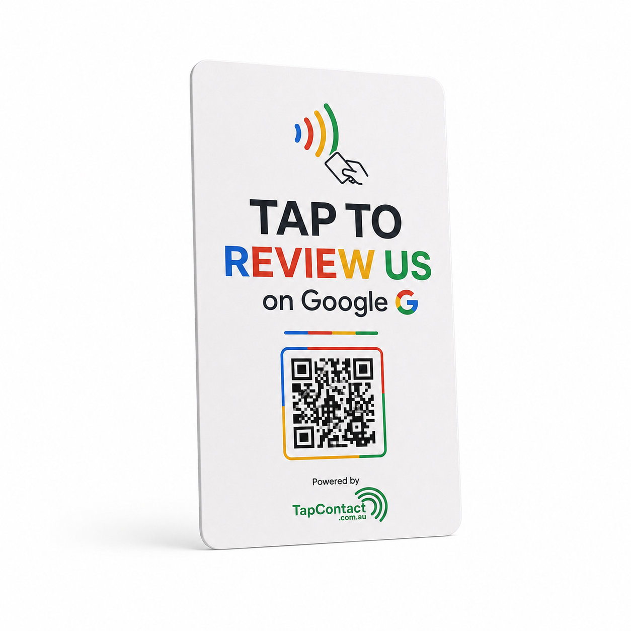 Google Review NFC Card – Tap & QR Review Card